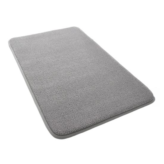 Коврик для ванной комнаты Мягкие коврики из микрофибры Нескользящие Толстые Водопоглощающие Напольные коврики Машинная стирка Пушистые коврики для душа Ванн