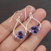 Iolite Gemstone Jewelry, 925 Solid Sterling Silver Handmade Awesome Jewelry Gift For Mother Earrings