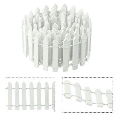 Маленький забор для дома 1 шт. Моделирование 5*100 см Гладкий DIY Украшение Украшение Сад Дом Дом Сад Ландшафт