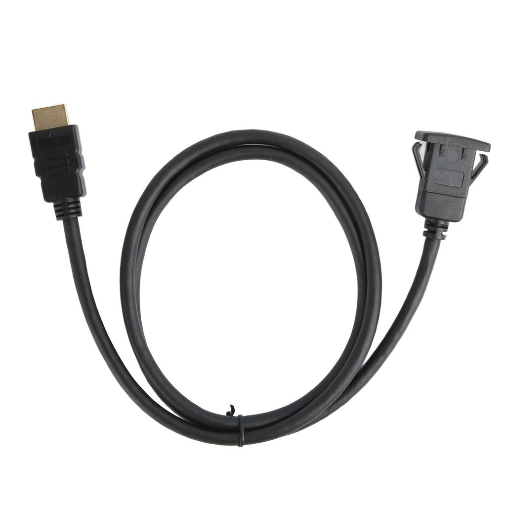Кабель-удлинитель HDMI высокой четкости 3 фута, удлинительный кабель для приборной панели с врезным креплением для автомобиля