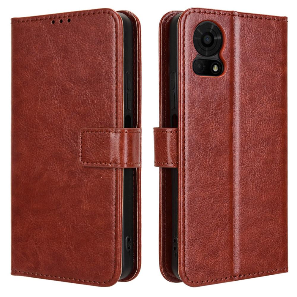 Для TCL 50 LE Чехол Кожаный Кошелек Чехол для Телефона Текстура Crazy Horse