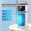 3-In-1 Multifunctional Portable Air Conditioner, Humidifier, Atmosphere Light Fan | USB Cooler with 16.91-Ounce Water Tank,9-Speed Settings