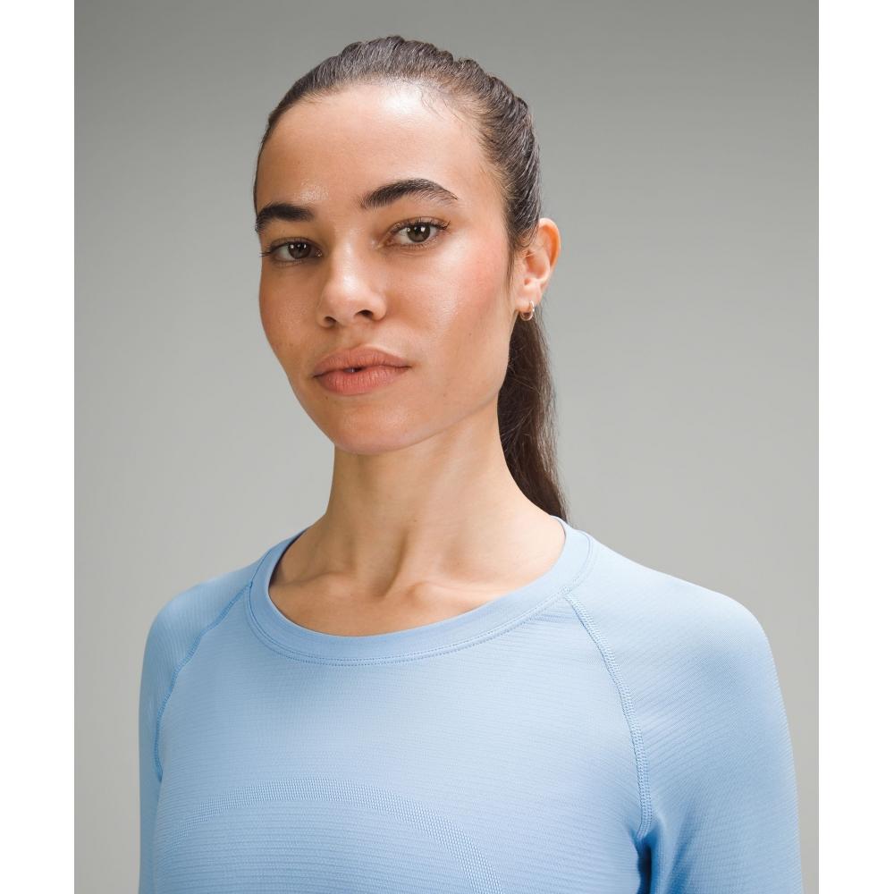 Lululemon Swiftly Tech Long Sleeve Shirt 2.0 Waist Length Sinatra Blue Sinatra Blue