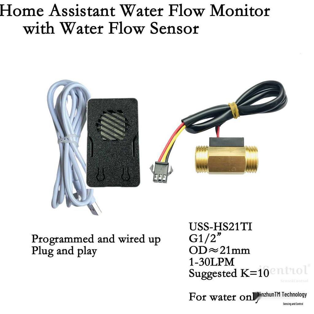 ESP32 WiFi Kit: Real-Time & Total Water Flow Meter for Home Assistant