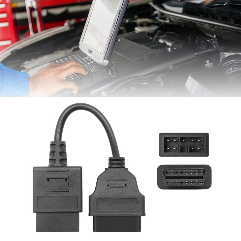 9-пиновый адаптер-кабель OBD2 для автомобиля Обеспечивает долгосрочное использование и надежное соединение Легкая диагностика автомобиля Быстрое обнаружение неисправностей