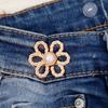 Zinc Zinc Alloy Tighten Waist Buckle Korean Style Brooch Jean Fit Tighten Buckles  Party Decoration