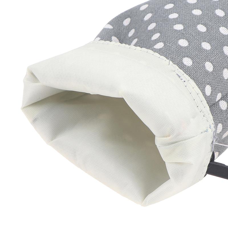 Современный стиль Портативные чехлы для бутылок Цветочный принт Хлопок Льняные сумки для чашек