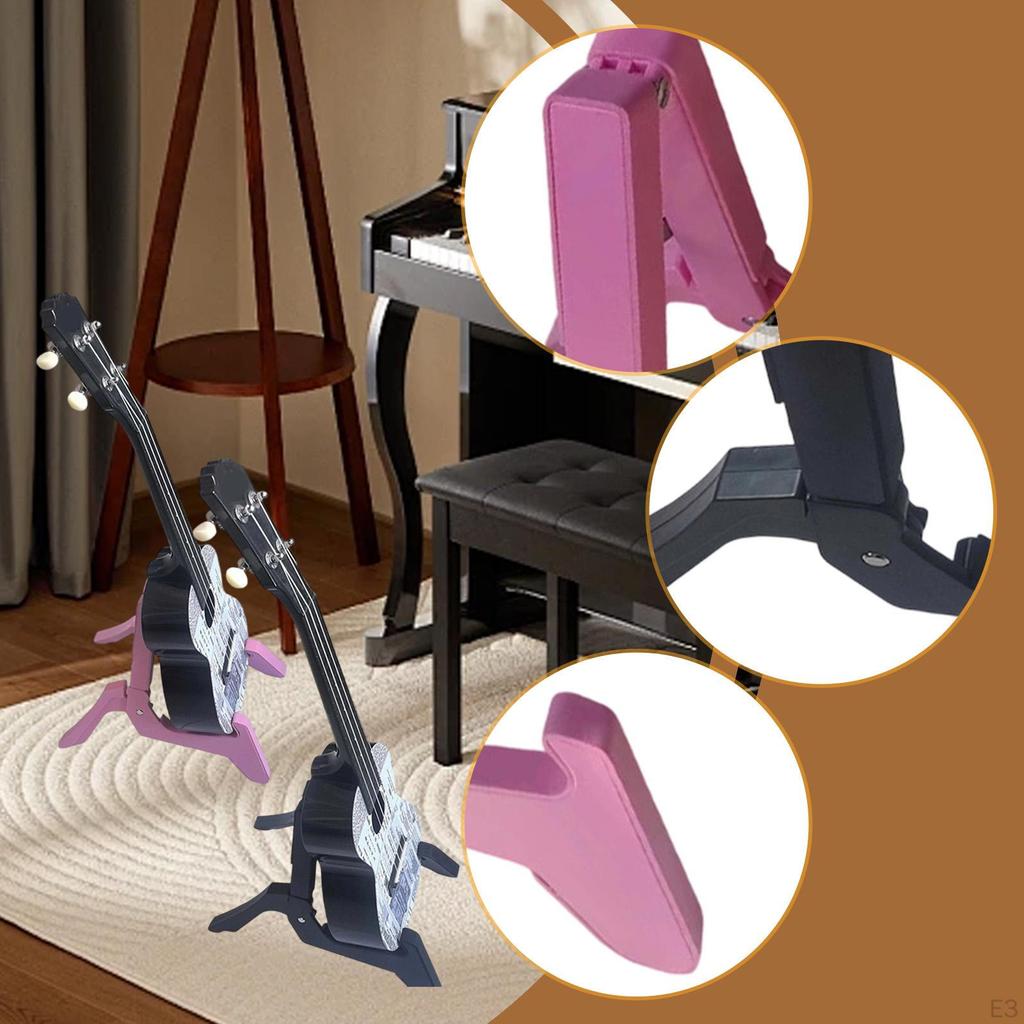 Складная гитарная стойка А-образной рамы Портативный держатель Аксессуары для музыкальных инструментов для акустической