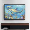 Декоративная картина на холсте дельфин Арт Постеры и принты Декор стен комнаты для гостиной Картины Cuadros