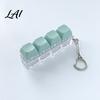 Anxiety Relief Finger Toy 3/4-Keys Keyboard Fidget Toy Stress Push Button Portable Tool Clicker Keychain Pocket Size Mechanical