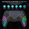 Controller for PS5 Pro in PhyiFlbey Compatible Wireless Controller Bluetooth Connection No Delay With Back Buttons Urbo Continuous Shooting Asymmetric