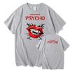 Новые футболки BABYMONSTER PSYCHO с графическим принтом Хлопковые футболки Свободный крой Модная женская футболка Мужская одежда Качественные топы Streetwear