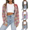 Women's Autumn and Winter Hoodie Breasted Casual Shirt Top
