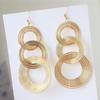 Fashion Exaggerated Retro Geometric Multi-layered Circles Earrings For Women
