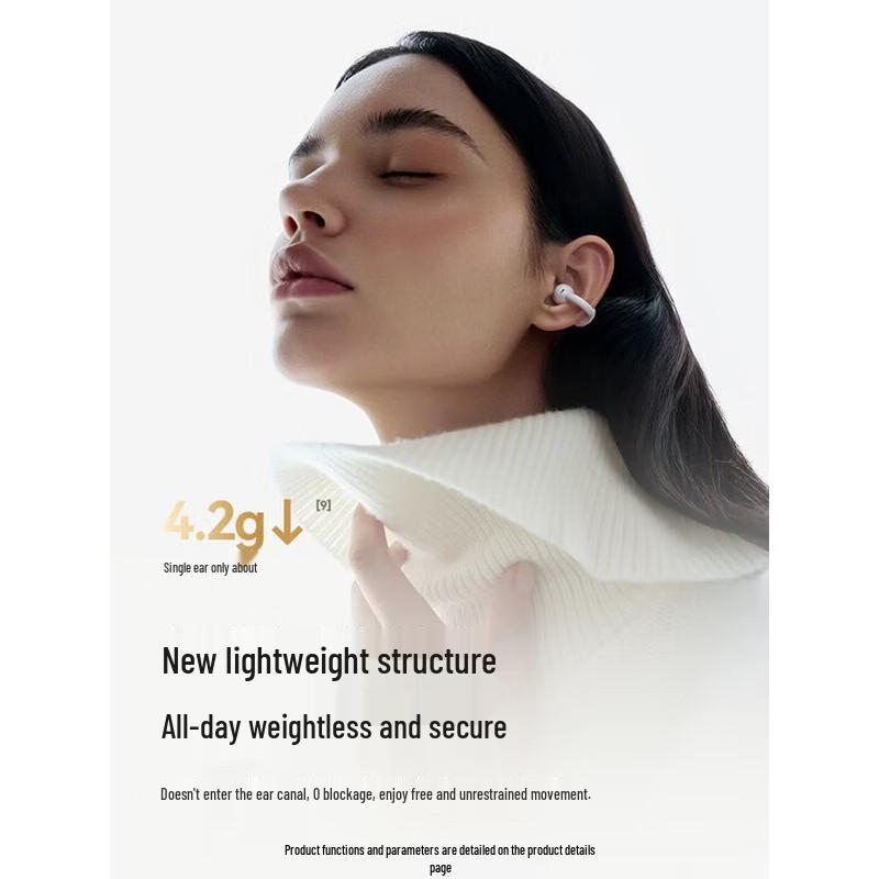 SANAG S7S AI Наушники с открытым ухом и клипсой для уха, Bluetooth-гарнитура