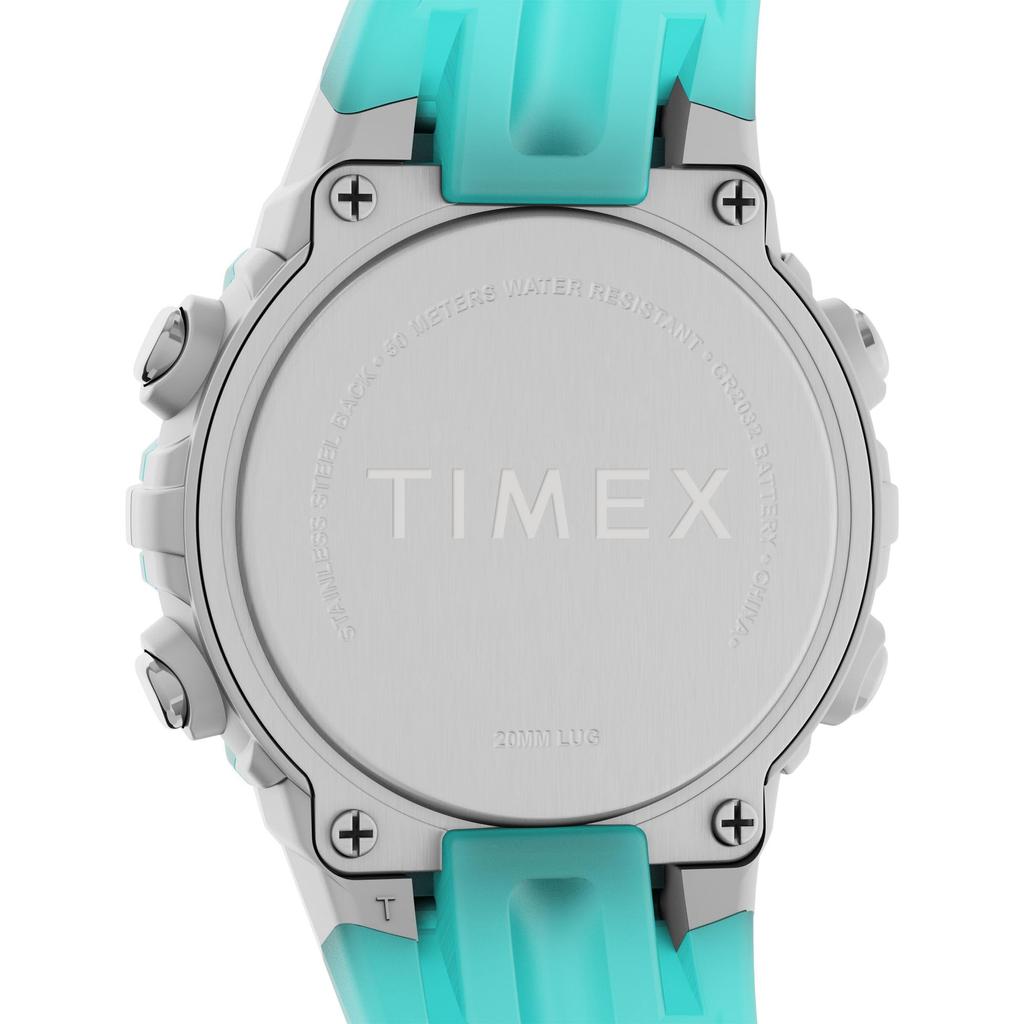 Часы Timex Uni Digital 33 мм, синие/серебристые тона/цифровые. , современное