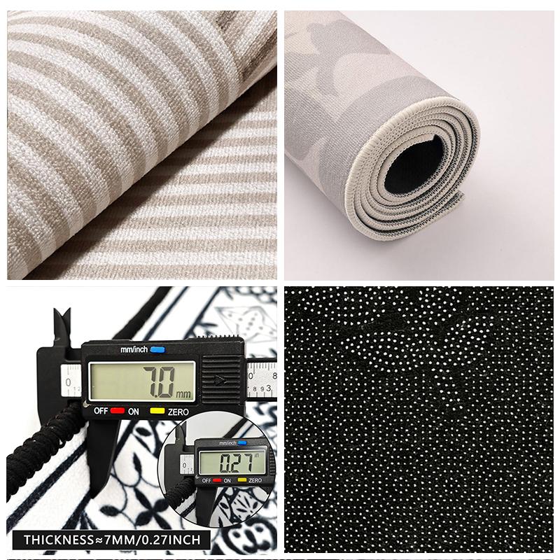 Ковер для гостиной, диван, журнальный столик, напольный коврик, украшение для дома, нестандартные ковры большой площади, французский минималистский стиль, цветочный