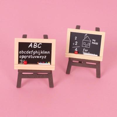 1:Мольберт для кукольного домика масштаба 1:12 - Миниатюрная доска для рисования, Декор для галереи