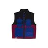 Функциональный повседневный спортивный жилет с несколькими карманами и цветными блоками, мужские жилеты, черный, синий, красный CW0836-010