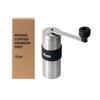 Rivers Coffee Grinder, Grit 2, Hand Grinding (Made In JapanEasy To Clean), Made In Tsubame-Sanjo, Adjustable, Compact, Gift, Silver