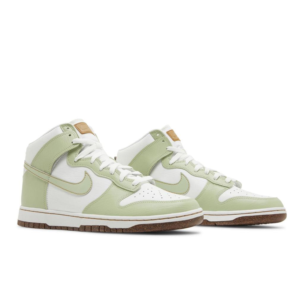 Nike Dunk High SE 'Inspected By Swoosh' (Unisex) Honeydew / Summit White / Elemental Gold / Honeydew Skateboard Shoes DQ7680 300