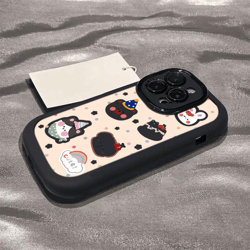 Милый щенок-тортик Подходит для 17 Apple 15 Чехол для мобильного телефона Huawei Mate60oppo Xiaomi 14vivo Honor 10