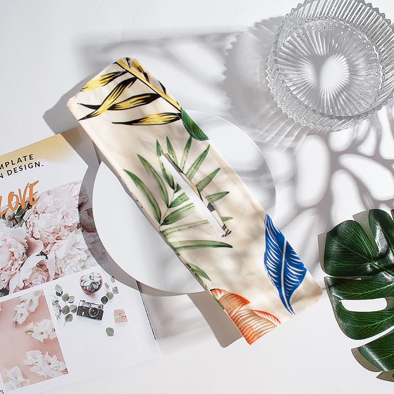 Трендовая длинная волшебная заколка-бабочка для волос, инструмент для укладки, цветочный принт, корейские большие резинки для волос для конского хвоста, женские аксессуары для волос