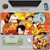 Мультяшный Аниме Коврик для Мыши Большой One Piece Ророноа Зоро Манки Д. Коврик для стола Luffy Animation Game Office Компьютерный коврик Двумерный Периферийный