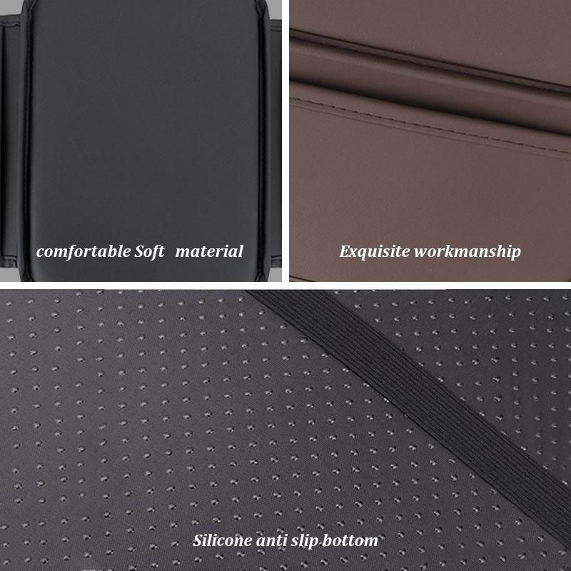 PIG1 Volkswagen Car Logo Armrest Box Cushion Pad Auto Armrest Mat Leather For VW GTI Polo Golf MK6 Passat B6 Tiguan Arteon Jetta ID.3