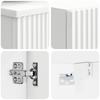 Bathroom Furniture Set 2 pcs White 33 x 34.5 x 100 cm