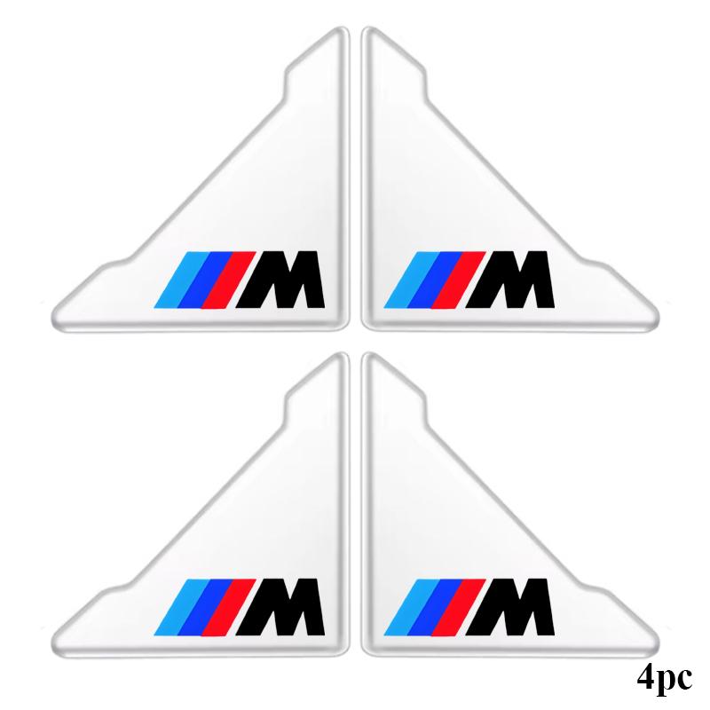 kfwhl7 4Pcs Car Door Corner Cover Bumper Crash Protection Stickers For BMW M5 M4 M3 F20 F40 F22 F30 E90 F32 F10 F06 F07 F46 E60 Z4 G20