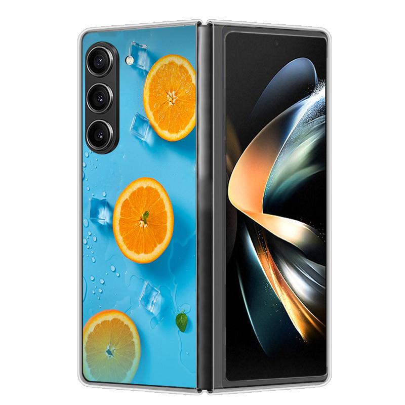 Чехол для Samsung Galaxy Z Fold 6 Чехол Ударопрочный Жесткий Пластик ПК Чехлы для Samsung Z Fold6 Fold 6 5G Fundas Милый Расписной Бампер