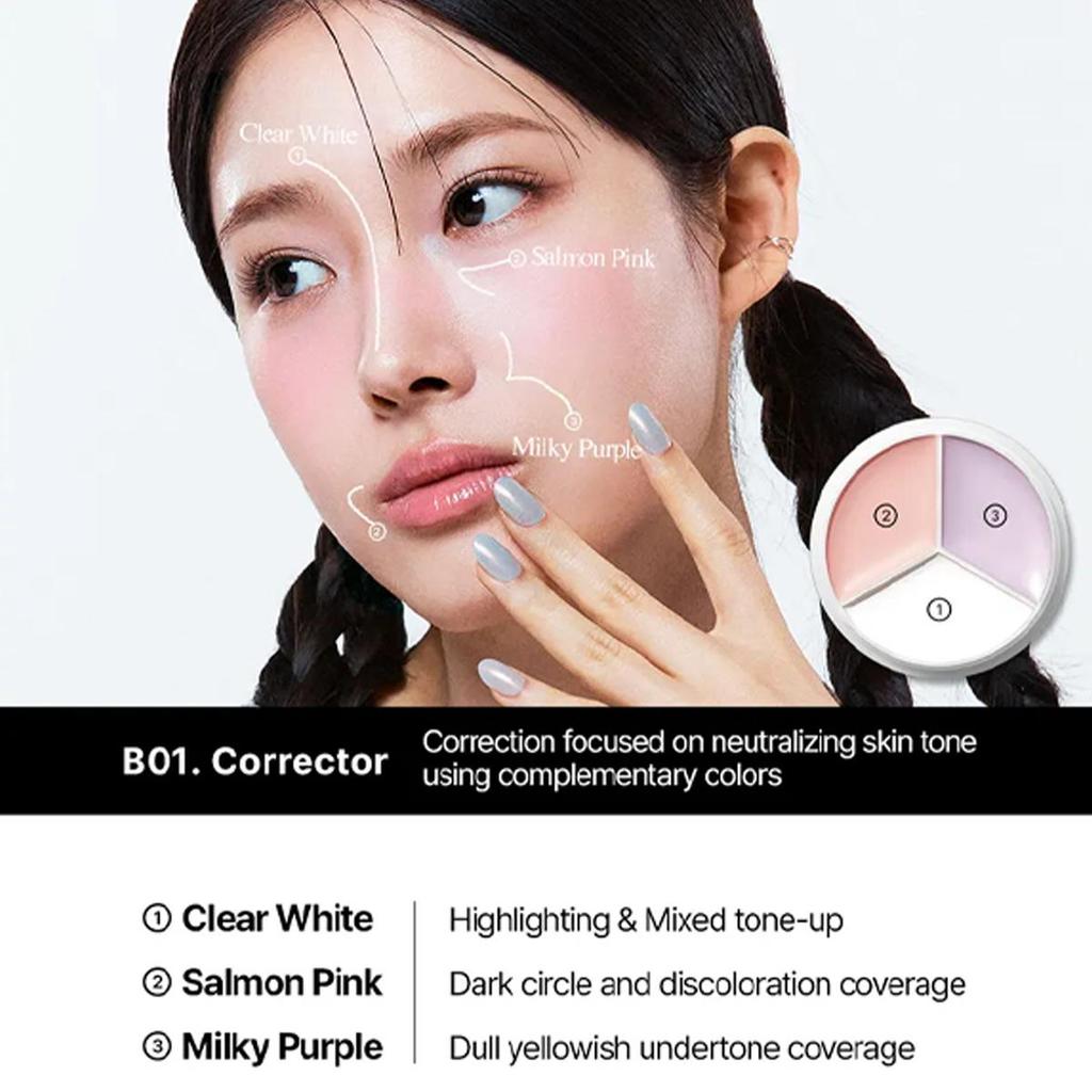 TFIT COVER UP PRO КОНСИЛЕР B01 КОРРЕКТОР 15г, Улучшает неровный тон кожи, Хорошая стойкость, Подходит под тональную основу, Корейская косметика, Корейский макияж