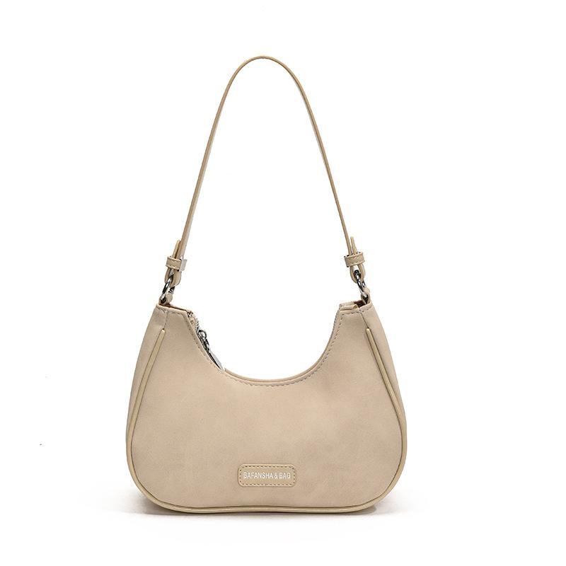 Niche design bag women's large capacity 2025 new autumn and winter retro shoulder underarm messenger bag commuter dumpling bag