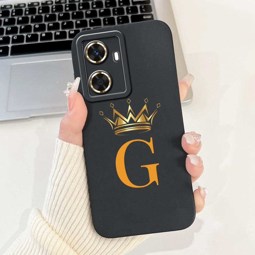 For Huawei Enjoy 60 6.75"Case New Letter Flower Luxury Crown Soft Silicon Cover For Huawei Enjoy 70z 70Z Bumper Phone Case Funda