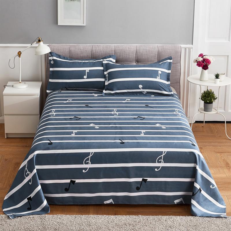 Brushed Duvet Cover & Sheet Set for Single/Double Beds - Ideal for Student Dorms