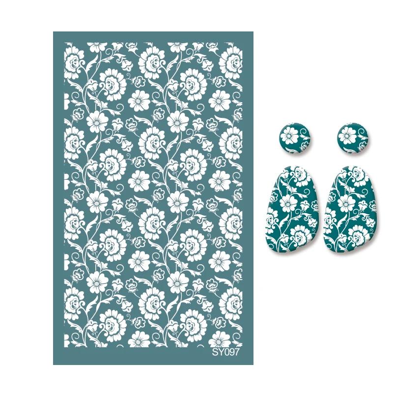 Инструменты для полимерной глины Шелкотрафаретные трафареты Растение Цветок Лист Печать Глина Сетка Трафарет Изготовление Украшений Серьги Декоративный Шаблон