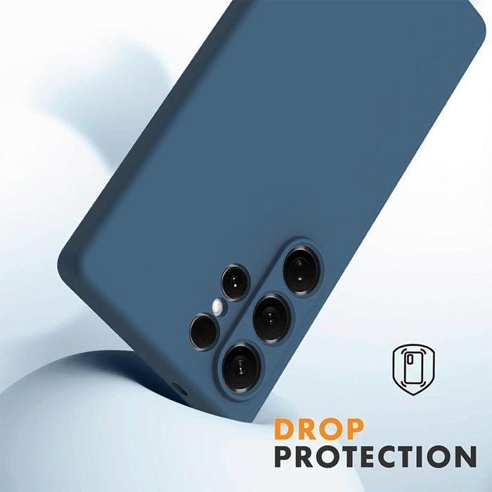 Coque Silicone - BOOLING - pour Samsung Galaxy S26 Ultra - Protection Fine Antichoc - Bleu Marine