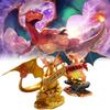 Premium 23cm Charizard Pvc Figure Unique Golden Color Design Eye-catching Home Decor