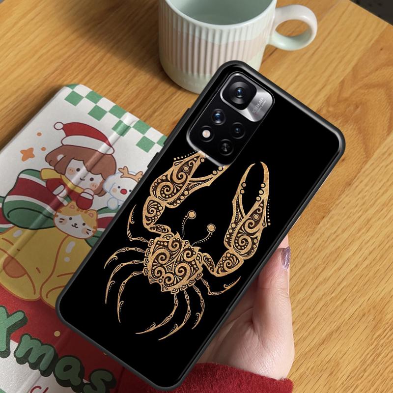 Чехол со знаками зодиака для Xiaomi Redmi Note 13 Pro 14 12 11 10 15 Pro Plus Redmi 15 C 13 10C 12C 13C 14C