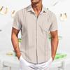 Men's Casual Short-sleeved Shirt Slim Fit Stylish Men's Hawaiian Print