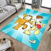 1pc Garfield Odies Playtime Carpet for Playroom Bedroom Living Room Sofa Home Decor,kids Game Area Rug Non-slip Floor Mat Y72329