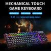Wire Keyboard 104 Keys Gaming Keyboard RGB Backlit Luminous Mechanical Keyboard for Desktop Computer PC