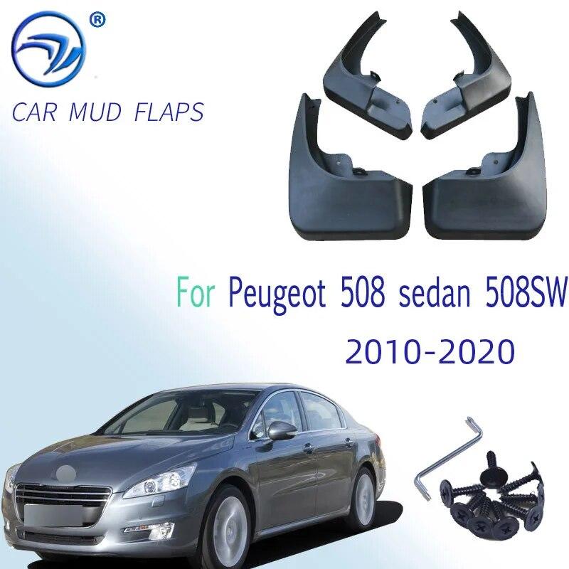 Автомобильные передние и задние брызговики, брызговики для Peugeot 508 седан 508SW 2010 11 12 13 14-аксессуары для брызговиков