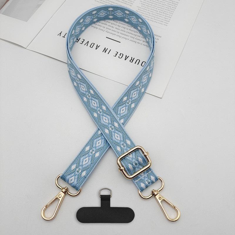 Mobile Phone Lanyards Can Be Wholesale New Ethnic Style Adjustable Neck Lanyards Mobile Phone Bags Straps Fixed Clips Anti-loss