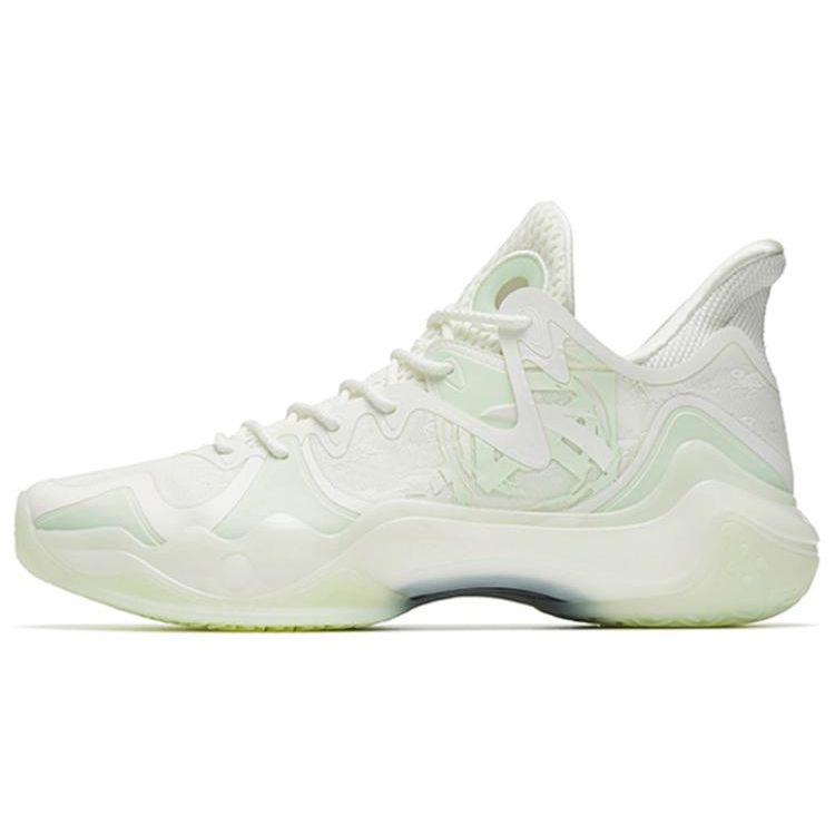 Anta Crazy Tide 4 Jade Rabbit Basketball Shoes Men Basketball Shoes White 112241106-2