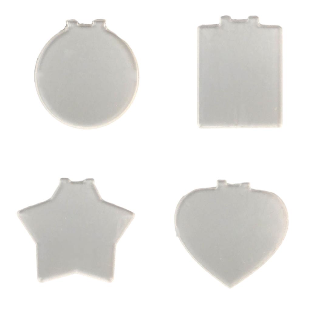 Luminous Hanging Ornaments Light Up Window Ornaments DIY Acrylic Keychain Pendant Charm for Home Christmas Tree Decor