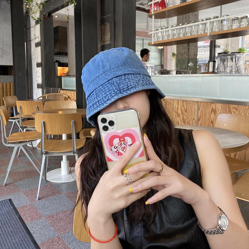Denim Japaneseinspired Fashionable Bucket Hat For Women Breathable Shield Uv