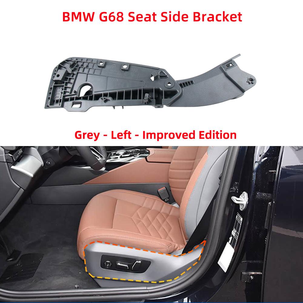 52105B360D1 Black Car Front Left Right Seat Side Support Frame Panel Bracket Cover Replacement For BMW 5 Series G68 2026-2026