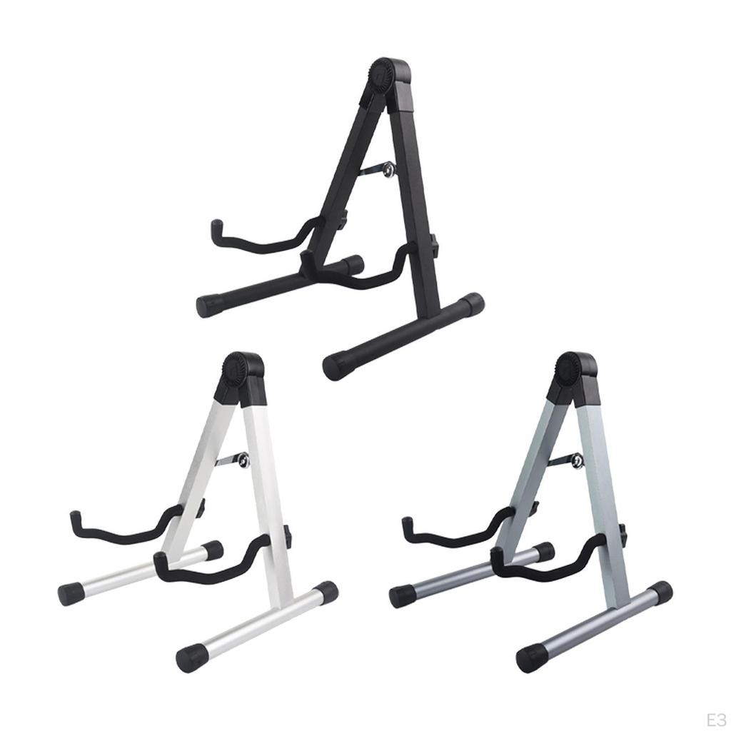 Складная гитарная стойка А-образной рамы Поролоновые держатели Стабильная поддержка Держатель для скрипки укулеле классической гитары